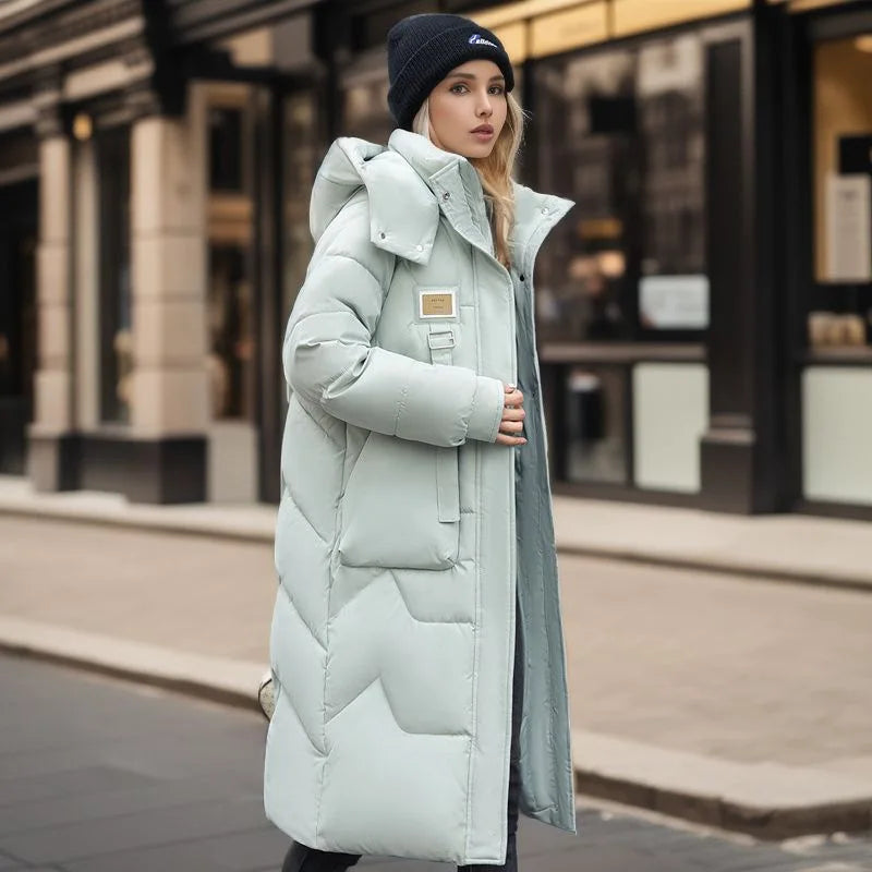 Camille | Parka long à capuche raffiné