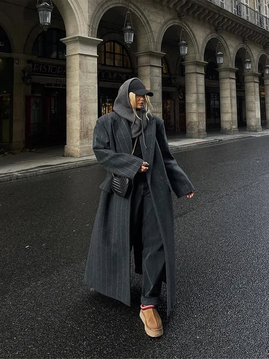 Grace | Trench-coat classique oversize avec capuche